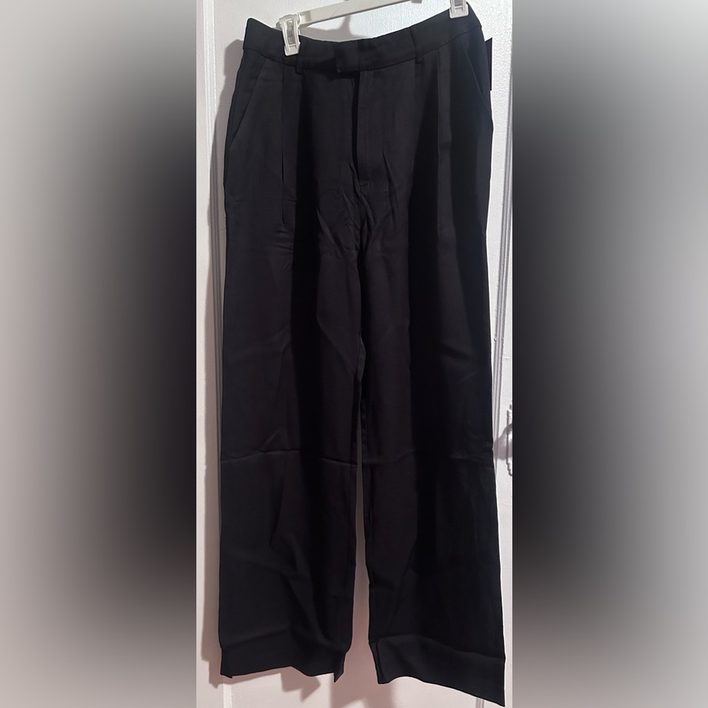 JLUXLABEL Pleated Linen-Blend Trousers